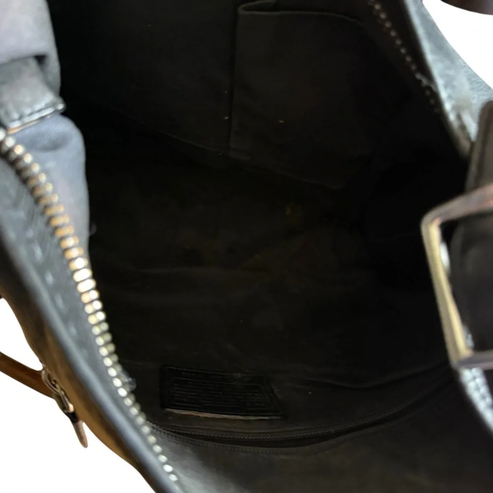 COACH Legacy Black Leather shoulder/crossbody bag